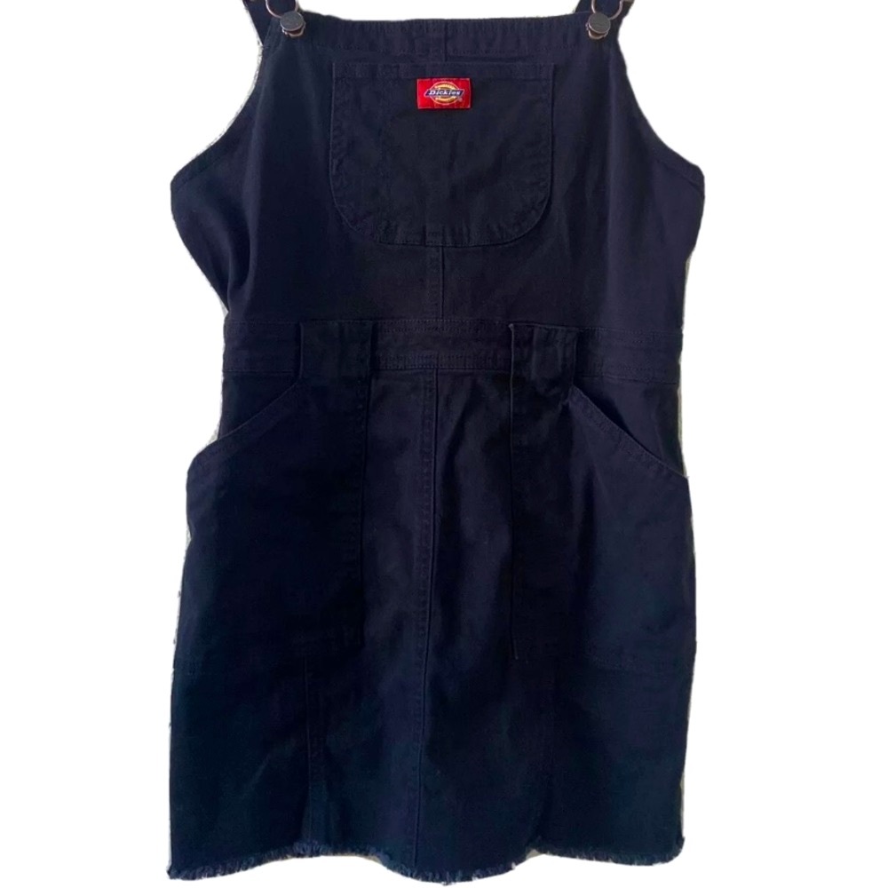 Dickies black overall mini dress size small